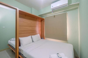 Trendy Connecting Mall 2BR Green Pramuka Apartment By Travelio